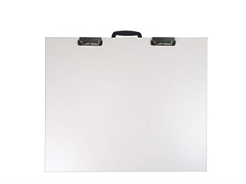 Martin Universal Design 23" x 31" Portable Art/Drawing Studio with Feet and Clips, White Melamine, 1 Each (U-SS2331B) - size: 23" x 31"