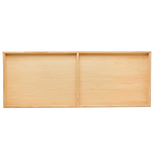 Narrow Wood Canvas 12 x 36 x 1-1/2-inch, Pack of 4 Wood Sign Blanks with Frame for Panoramic Style Photo Display, by Woodpeckers - size: 12 x 36 x 1-1/2 inch