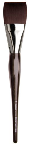 da Vinci Oil & Acrylic Series 7385 Top Acryl Paint Brush, Bright Red/Brown Synthetic with Long Ergonomic Handle, Size 28 - size: Size 50, style: Bright Brown Long