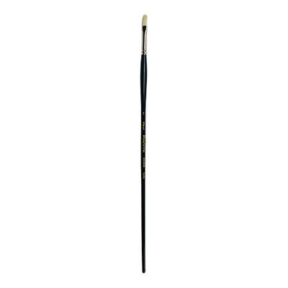 Princeton Ashley Natural Bristle Paint Brush for Oil and Acrylic, Series 5200, Filbert, Size 2 - size: Size 2