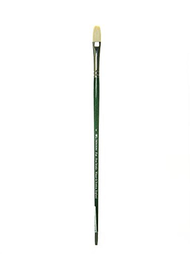 Winsor & Newton 5974706 Winton Hog Flat #6 Bristle Brush - size: #6, style: Flat