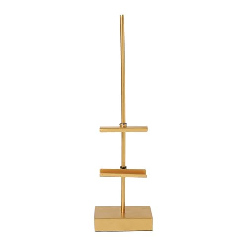 Studio Decor 18" Gold Steel Adjustable Tabletop Easel - Decorative Stand for Pictures, Frames, Books, Cards, Plates - 1 Pack