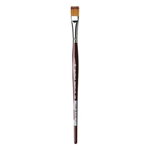 da Vinci Watercolor Series VarioTip Paint Brush, Flat Synthetic, Size 12 (1381-12) - size: Size 12, style: Flat VarioTip