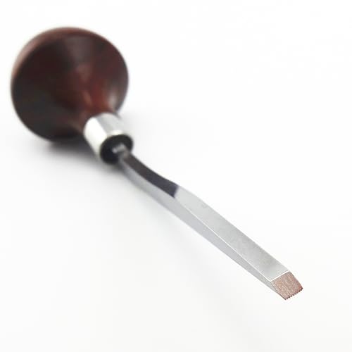 1pc D4 10-lines Printmaking Print Copperplate Woodcut Resin Board Engrave Etching Carving Palm Grip Push Out Multiple Line Gravers Scorpers Burins Knife Tools