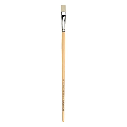 da Vinci Oil & Acrylic Series 7182 Top Acryl Paint Brush, Bright White Synthetic with Long Natural Polished Handle, Size 14 (7182-14) - size: Size 14, style: Bright White Long