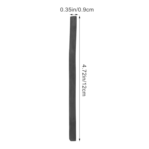 20pcs Compressed Charcoal Sticks Shading Pencils 7-9mm Diameter Black Vine Charcoal for Artists Students Drawing Sketching and Painting Supplies