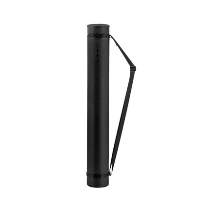 JJRING Black Poster Tube, 25" to 40" Extendable Poster Storage Holder Tube with Carrying Strap, Poster Carrying Case for Blueprints, Scrolls, Maps and Architect Papers - color: Black