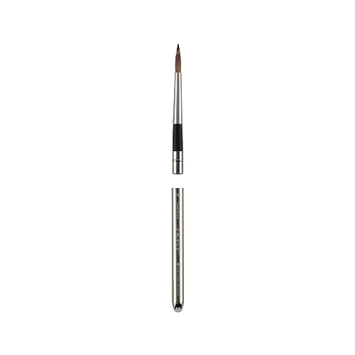New York Central Oasis Synthetic Brush - Travel Round #6 - Handmade in Germany, Professional Watercolor Brushes with Ergonomic Handle, Soft, Absorbent Bristles for Artists - size: Travel Round #6