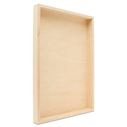 Birch Painting Panel 13 x 19 x 1-1/2-inch, Pack of 4 Wood Canvas Boards for Painting, Blank Signs for Crafts, by Woodpeckers - size: 13 x 19 x 1-1/2 inch