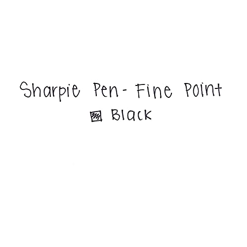 SHARPIE Felt Tip Pens, Fine Point (0.4Mm) Felt Tip Markers, Journaling Pens, Art Markers, Drawing Markers, Black, 4 Count - size: 4 Count (Pack of 1)