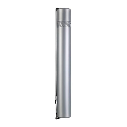 Professional Telescoping Art and Poster Tube Adjustable Shoulder Strap, Document Tube with Carrying Strap Extendable Carrying - color: silver gray