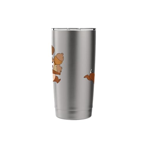 Disney Chip 'n Dale Chipmunks Acorn Run Stainless Steel Insulated Tumbler - color: Brushed Steel