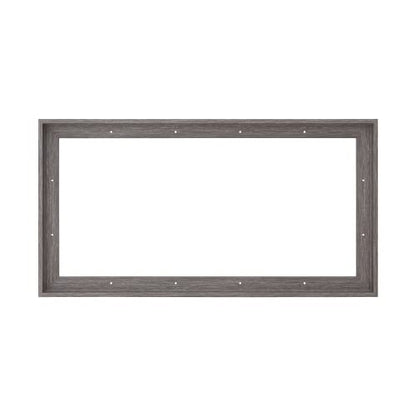 Combo Pack: Floater Frame + 8x24 inch Stretched Canvas for Painting, 1-3/8" Frame + 3/4" Blank Canvas 12oz Primed 100% Cotton Canvas Fabric (Rustic Gray, 8 x 24 inch) - color: Rustic Gray, size: 8 x 24 inch