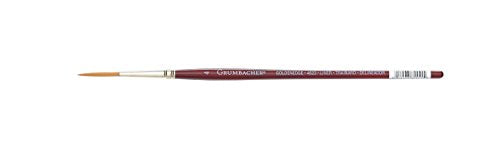 GRUMBACHER Goldenedge Golden Toray Liner Watercolor Brush, Synthetic Bristles, Size 3 (4623.4) - size: Size 4