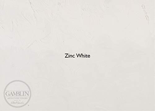 Gamblin Artist Oil Paint Set For Professionals - Zinc White - 150ml Tube - 2 Pack - color: Zinc White, size: 5.05 Fl Oz (Pack of 2)
