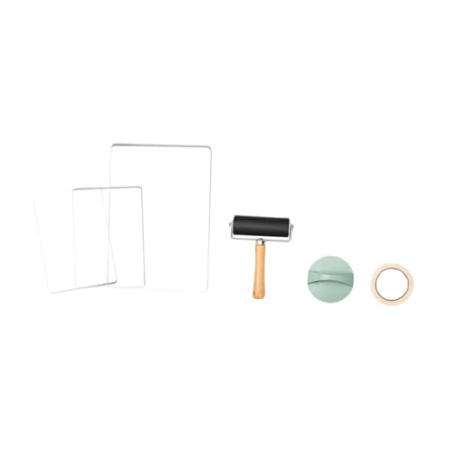 Gel Printing Plate Kit Durability for Arts Crafts Art Printmaking Tool