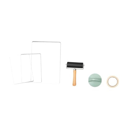 Gel Printing Plate Kit Durability for Arts Crafts Art Printmaking Tool