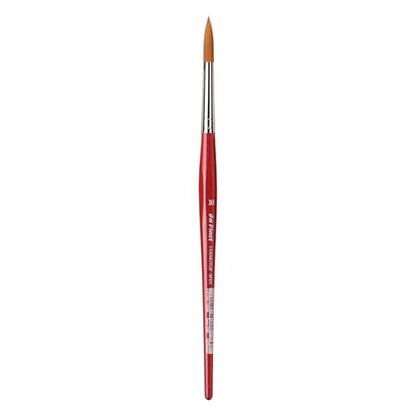 da Vinci Watercolor Series 5580 CosmoTop Spin Paint Brush, Round Synthetic with Red Handle, Size 10 (5580-10) - size: Size 10, style: Round