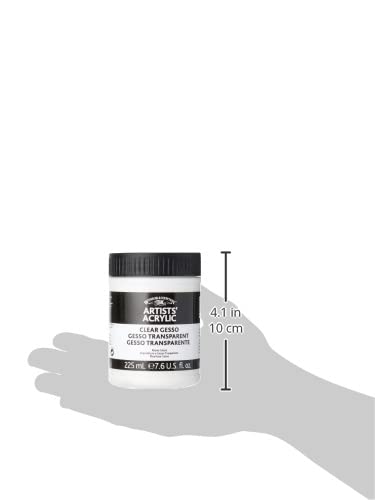 Winsor & Newton Professional Acrylic Medium, Clear Gesso, 225ml (7.6-oz) - color: Clear Gesso, style: 225ml (7.6-oz)
