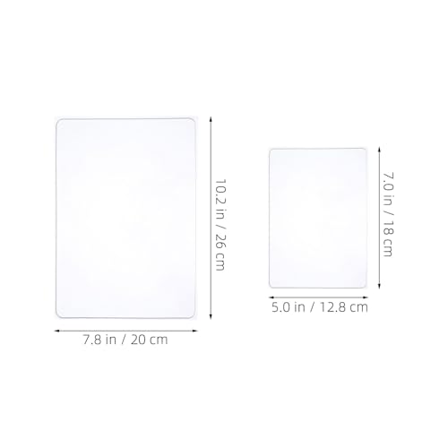 FAVOMOTO 3pcs Gel Printing Plate Set for Art Projects and Monoprinting, Reusable Artist Gel Plates with A4 and A5 Sizes for Printmaking Crafting and DIY Creative Printing