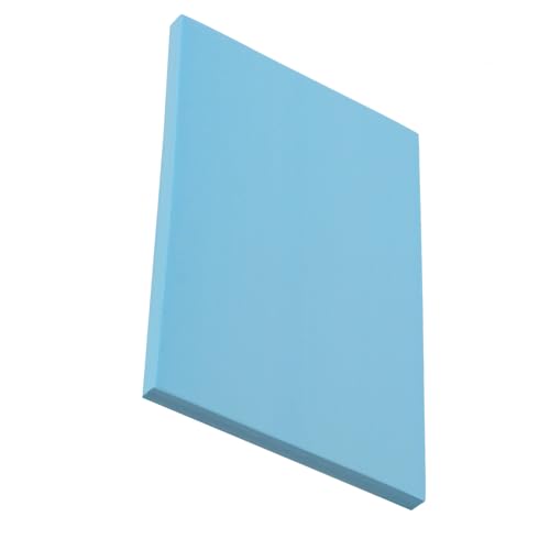 ZOENHOU 20 Pcs 4" x 6" Blue Rubber Carving Blocks, Linoleum Blocks for Printmaking,Soft Rubber Crafts Rubber Stamping Blanks
