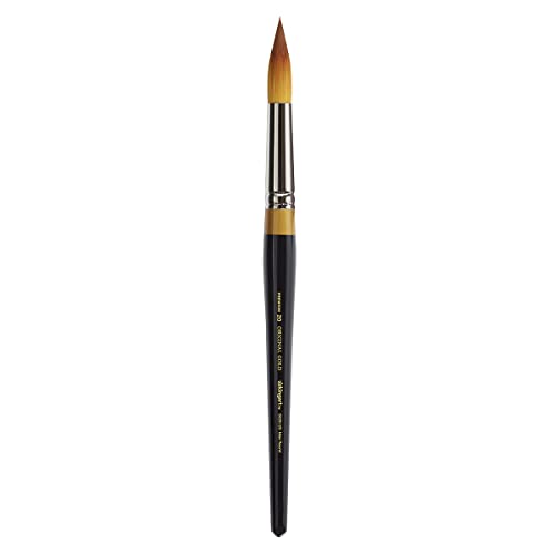 KingArt Original Gold 9020 Series, Premium Artist Brush, Golden TAKLON MAX Round-Size: 20 - size: 20