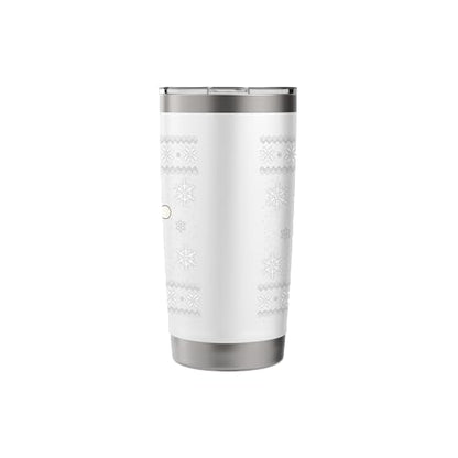 Spongebob SquarePants Holiday Christmas Graphic Stainless Steel Insulated Tumbler - color: White