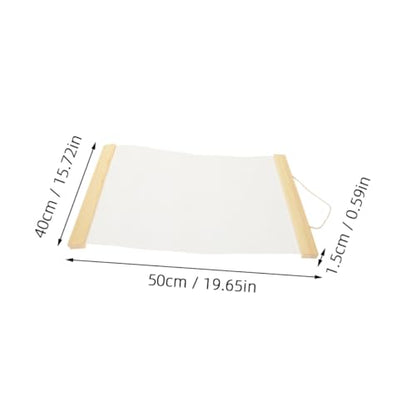 DOITOOL Blank Painting Canvas Pure Cotton Canvas Wall Hanging Prints DIY Craft Decorative Art
