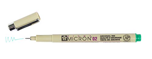 SAKURA PIGMA MICRON, PACK OF 4 ESSENTIAL COLORS, BLACK+RED+BLUE+GREEN, (02) - size: 1 Count (Pack of 4)
