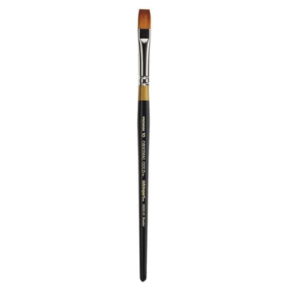 KingArt Original Gold 9300 Series, Premium Artist Brush, Golden TAKLON Shader-Size: 10 - size: 10