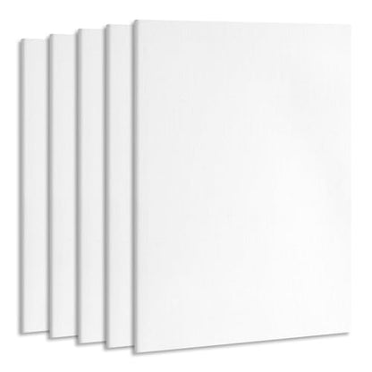 ESRICH Professional Linen Canvas Panels 12x16, 5 Pack Linen Canvas for Painting Primed Acid Free Blank Canvas Boards for Painting for Painters，Artists, - size: Linen canvas-5p12x16in