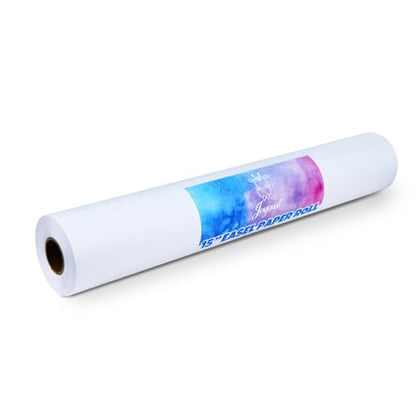 Joyooss Easel Paper Roll 15” x 984” (82’), Arts and Crafts Drawing Paper Roll of Paper for Painting Kids Easel, Coloring Art Paper, White Paper Roll of Crafting Activity Projects Supplies - size: 15 Inch 1 Roll