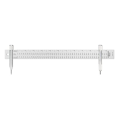 Alumicolor Aluminum Compass 12 inch Ruler Kit Tools for Geometry, Engineering, Drawing and Architecture