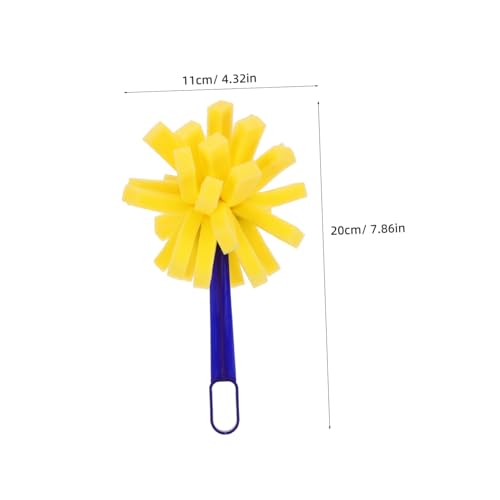 FOMIYES 10pcs Sponge Painting Brush Set with Plastic Handle, Textured Foam Paintbrushes for ’s Art Crafts and Stencil Painting