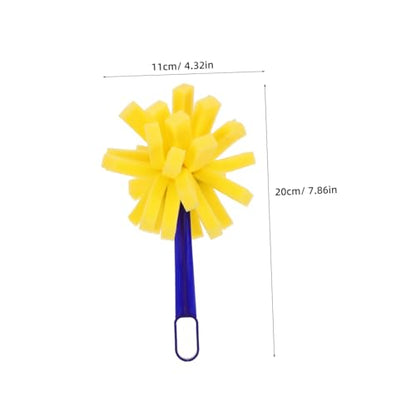 FOMIYES 10pcs Sponge Painting Brush Set with Plastic Handle, Textured Foam Paintbrushes for ’s Art Crafts and Stencil Painting