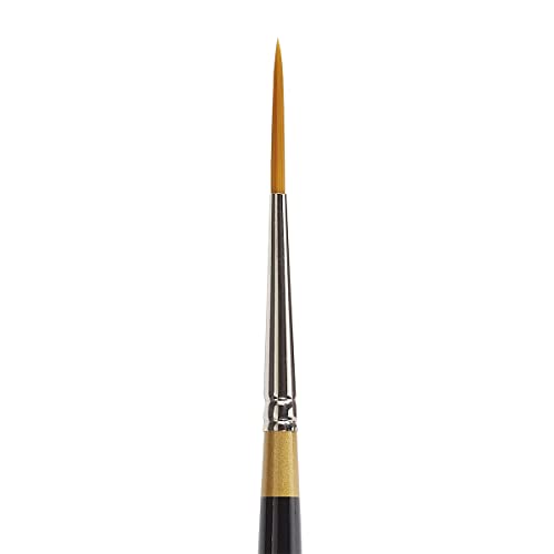 KINGART Original 9375 Series, Golden Taklon Mid-Length Liner, Black/Gold