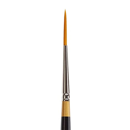 KINGART Original 9375 Series, Golden Taklon Mid-Length Liner, Black/Gold