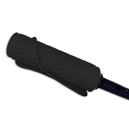 9" X 6" Silicone Heat Resistant Travel Mat, Anti-Heat Pad for Hair Straighteners, Curling Irons, Flat Irons and Other Hair Styling Tools - Black - color: Black