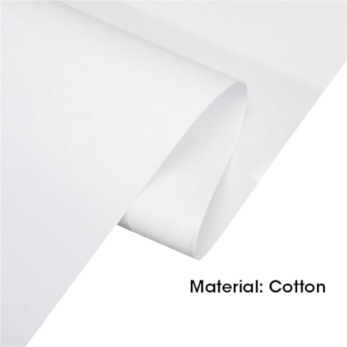 0.57x5M White Black Cotton and Linen Blend Canvas Roll,Blank Oil Painting(Black 0.57x5M) - size: Black 0.57x5M