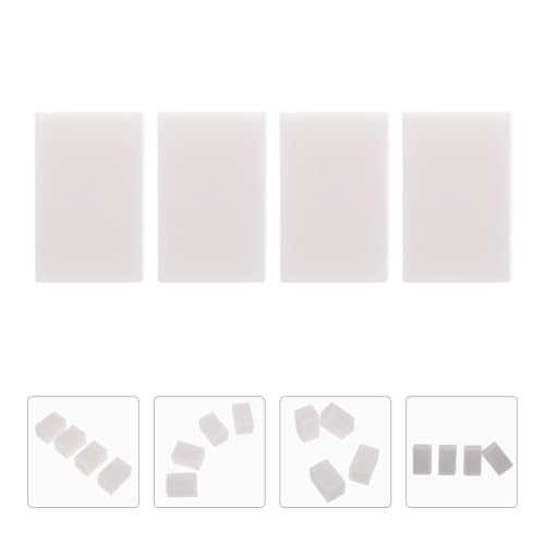 HAPINARY 4 Pcs Rubber Carving Blocks Set 4x2.5cm Soft Rubber Stamp Material for DIY Handmade Crafts and Stamp Making Art Supplies