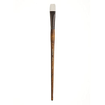 Seneca Artist Brushes by Willow Wolfe, Professional Synthetic Bristle Paint Brush for Acrylic, Oil and Water Mixable Oil, Series 1700, 10 Bright - size: 10
