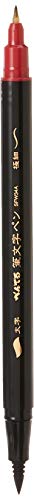 Pentel Arts Duo Point Flex Double Ended Brush, Black Ink, 1-Pack Carded (SFW34BPA)
