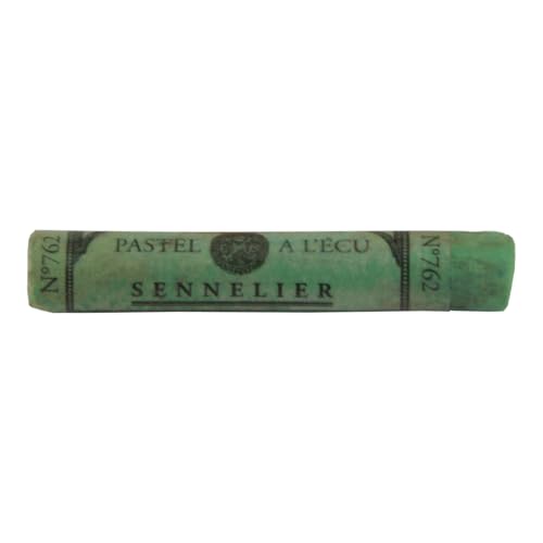 SENNELIER Extra-Soft French Pastel for Professional Artists, Baryte Green 762 - color: Baryte Green 762