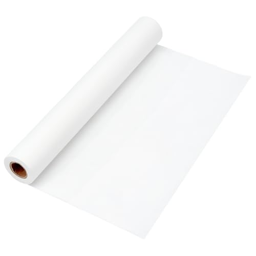 PH PandaHall 13.8" x 164ft Art Paper Roll Artist Wet Strength Translucent Long Fiber Papers White Paper Roll for Ink Wash Watercolor DIY Crafts Gelli Printing Collage