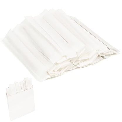 ANTETOK Wooden Coffee Stirrers - Coffee Stir Sticks 5.5 Inch,100pcs Individually Wrapped Disposable Swizzle Sticks,Swizzle Drink Sticks for Coffee,Tea,Cocktail and Hot Chocolate - size: 5.5Inch-100pcs(Wrapped)