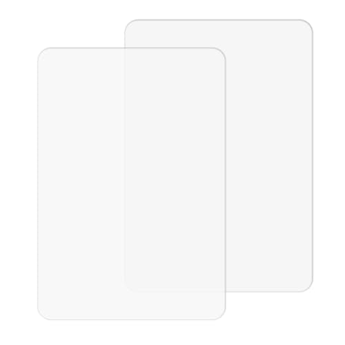 2 Pcs Clear Silicone Mat 12 x 8 Inch Silicone Placemats Non-Slip Baking Mat for Kitchen Counter Countertop Protector Heat Resistant Countertop Liner for Pastry