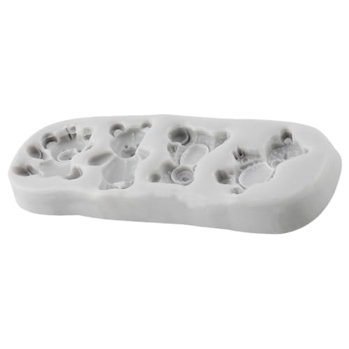 Bear Silicone Molds Animal Polymer Clay Mold for DIY Crafts Epoxy Resin Casting Air Dry Polymer Clay Plaster Jewelry Making - color: Style C