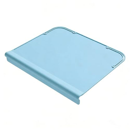 Kids Placemats, Silicone Placemats for Baby & Kids, Baby Place Mats with Teething Edge Bumper, Waterproof Dinning Table Mat, Dishwasher Safe (Blue, 12''×10'') - color: Blue