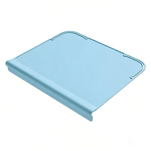 Kids Placemats, Silicone Placemats for Baby & Kids, Baby Place Mats with Teething Edge Bumper, Waterproof Dinning Table Mat, Dishwasher Safe (Blue, 12''×10'') - color: Blue