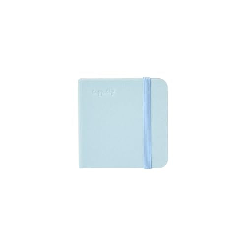 CuppaClip Watercolor Journal 300GSM Fine Grain Art Supplies for Adults Kids Watercolor Pad Wet Media Painting Wood Pulp Paper (Blue, 3.3x3.3in) - color: Blue, size: 3.3x3.3in